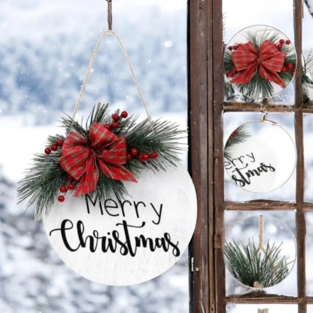 Wooden Christmas holiday Wooden wall decor nwt